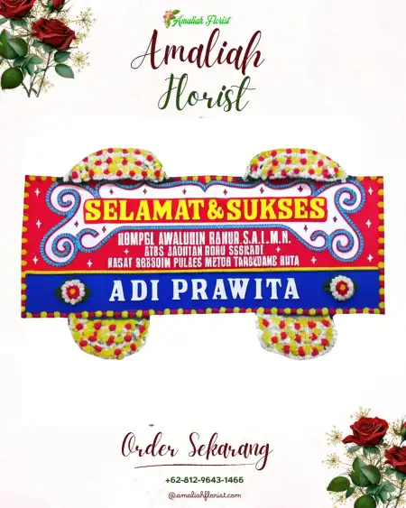 Papan Bunga Ucapan Selamat Monjok Barat