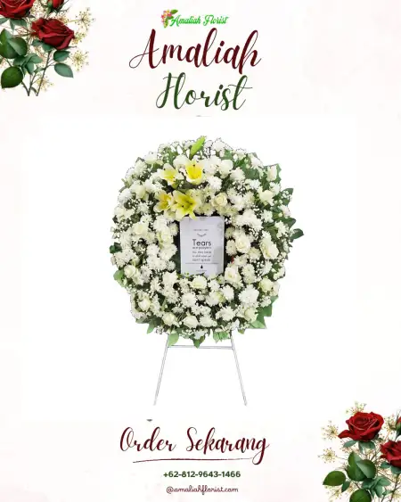 Krans Bunga Duka Monjok Barat