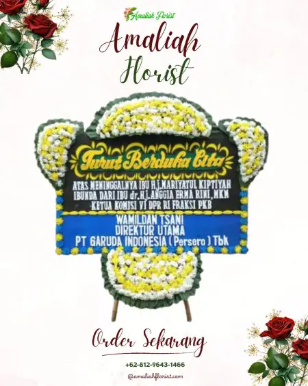Papan Bunga Duka Monjok Barat