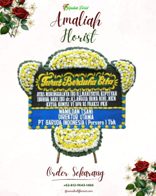 Papan Bunga Duka di Monjok Barat