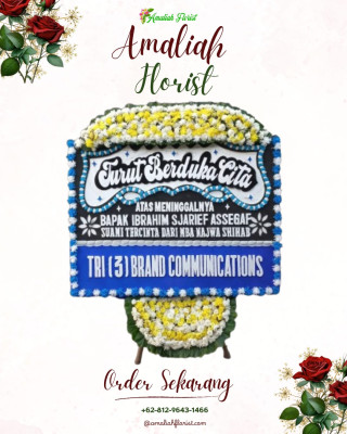 Papan Bunga Duka di Monjok Barat